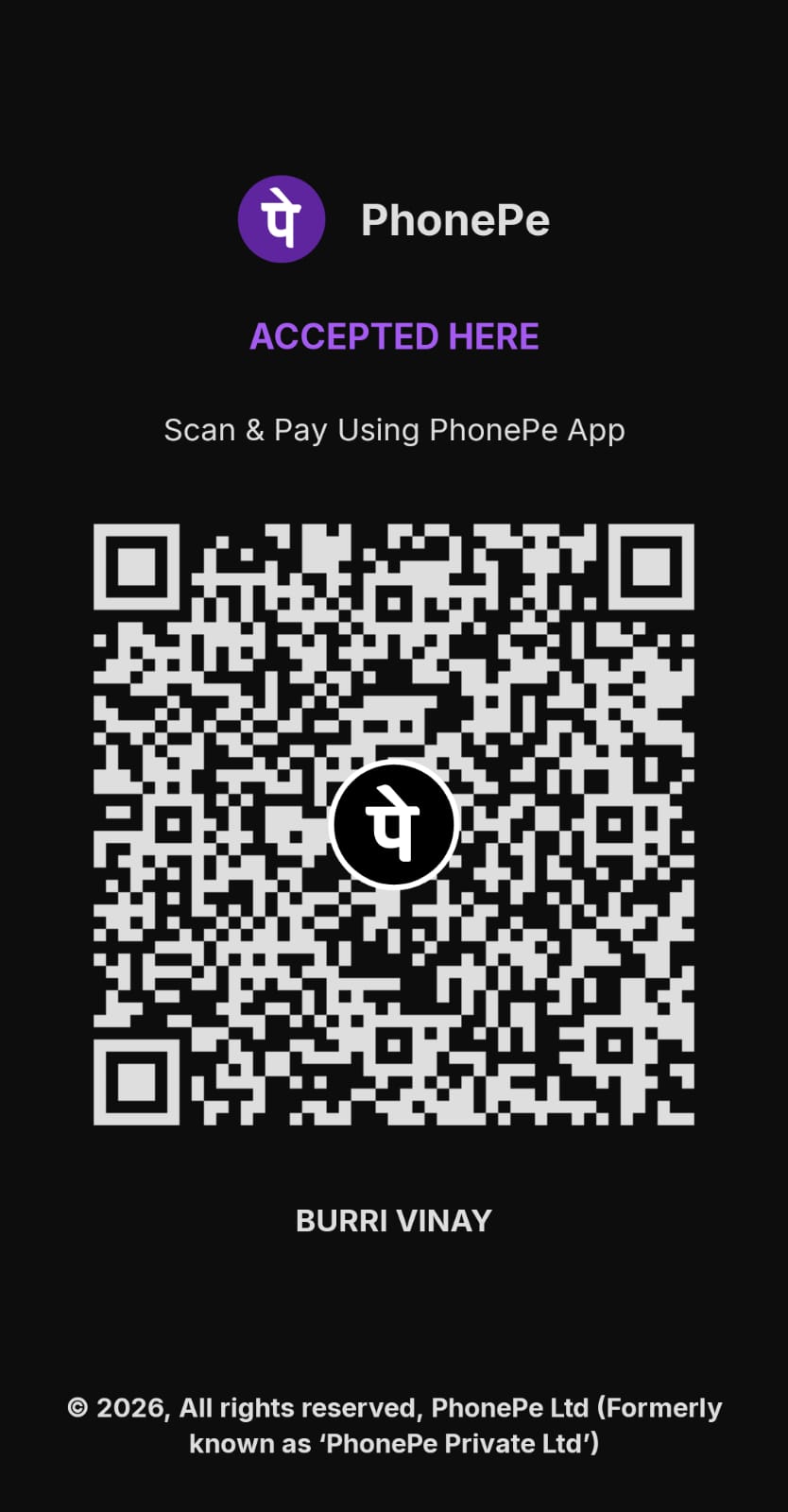 UPI Payment QR Code